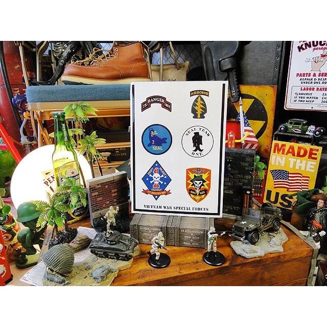 U.S.ミリタリーエンブレムステッカー　（スペシャルフォース）　アメリカ雑貨　アメリカン雑貨 |  | 04