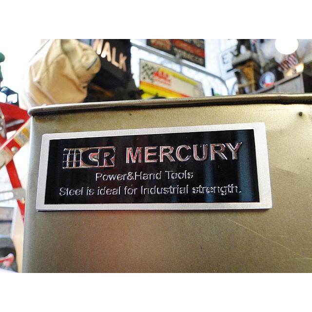 マーキュリー　メタルマグネット　（エンブレム/ブラック）　■　アメリカ雑貨　アメリカン雑貨　MERCURY　男前　インダストリアル | MERCURY