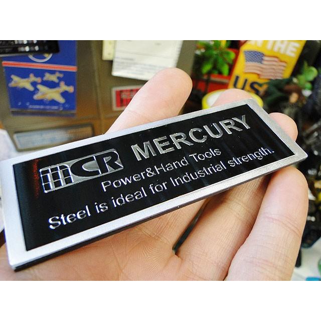 マーキュリー　メタルマグネット　（エンブレム/ブラック）　■　アメリカ雑貨　アメリカン雑貨　MERCURY　男前　インダストリアル | MERCURY | 01