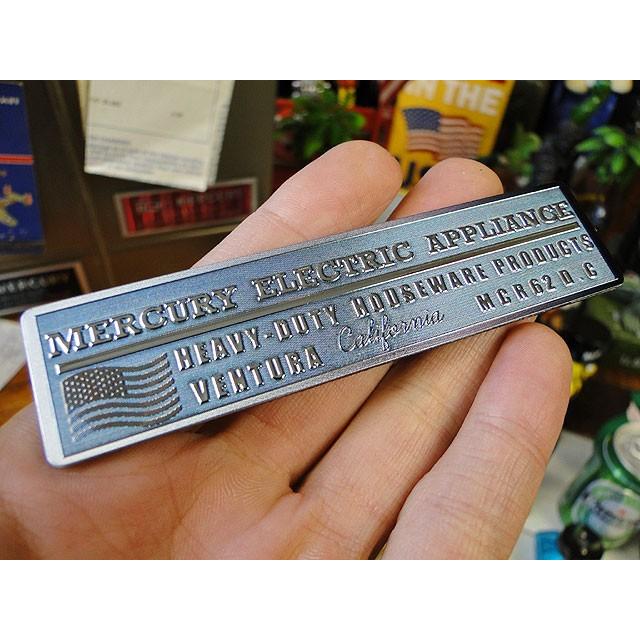 マーキュリー　メタルマグネット　（エレクトリック）　■　アメリカ雑貨　アメリカン雑貨　MERCURY　男前　インダストリアル | MERCURY | 01