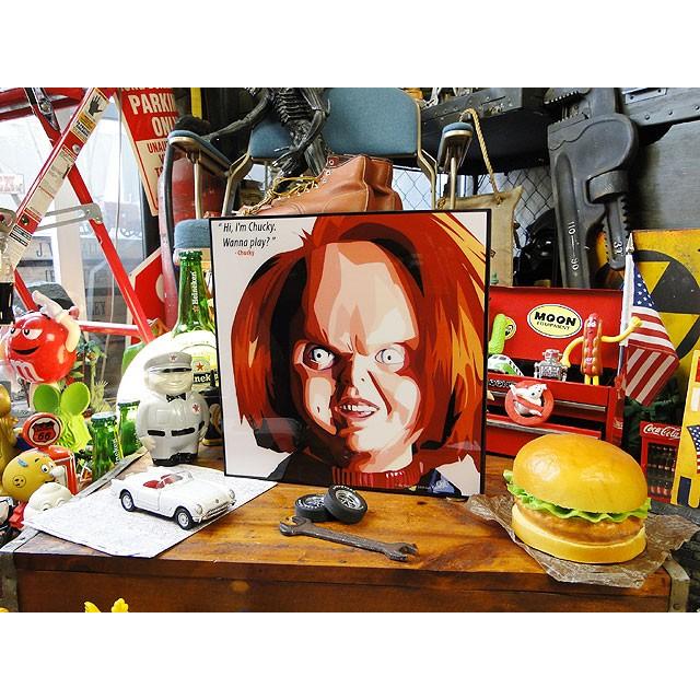 映画 チャイルドプレイ チャッキー ポップアートフレーム