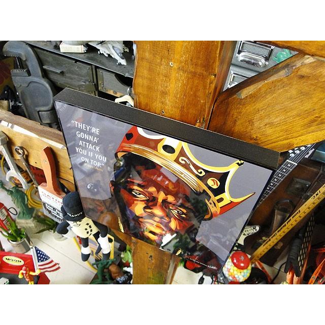 RAP MADE ヒップホップポスター ビギー 浮世絵風 額縁付き RAP MADE ヒップホップポスター ビギー 浮世絵風 額縁付き 2025