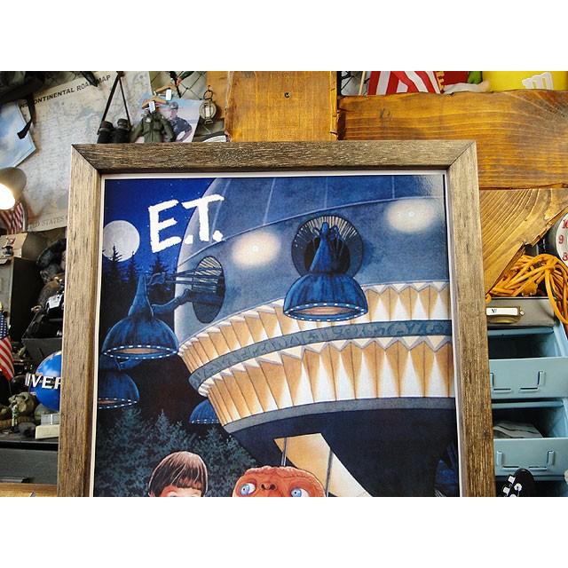 ポスターフレーム （E.T./宇宙船） ポスター＆木製フレームのセット 