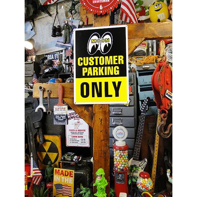 ムーンカスタマー専用駐車場　サインプレート　アメリカ雑貨 アメリカン雑貨 |  | 02