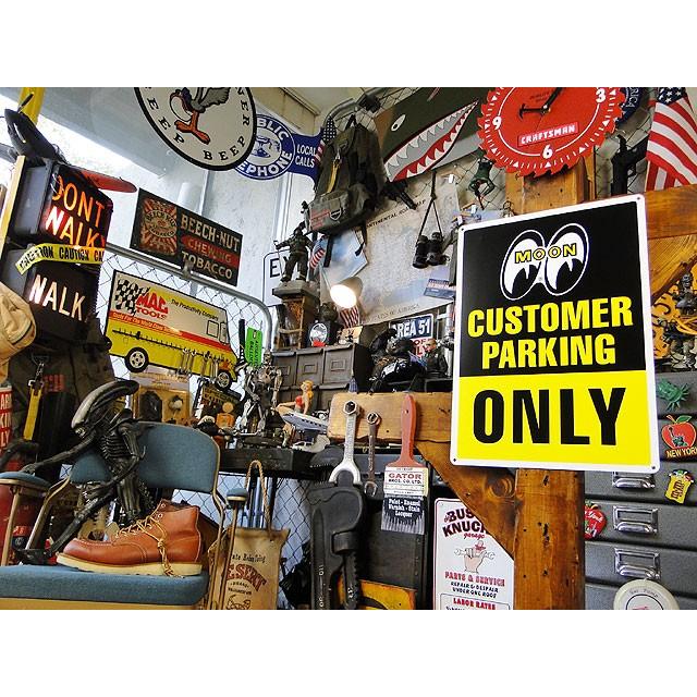 ムーンカスタマー専用駐車場　サインプレート　アメリカ雑貨 アメリカン雑貨 |  | 03