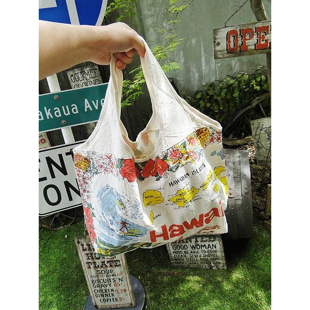 ハワイアン　ヴィンテージトートバッグ　アメリカ雑貨　アメリカン雑貨 |  | 07
