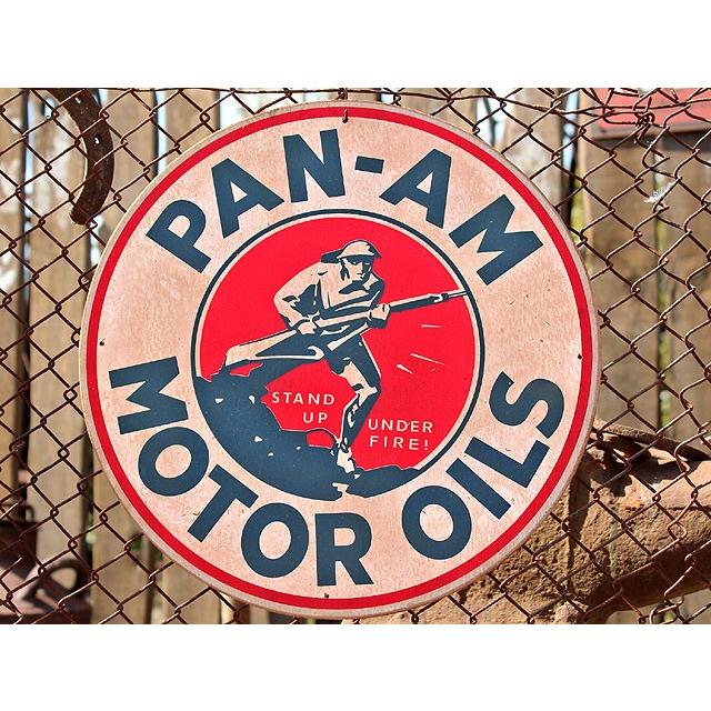 Oilzum プレート 看板 サイン USA モーターオイル アメリア hTE1 アメリカンガレージ ウッドサイン シリーズ第二弾 （パンナム
