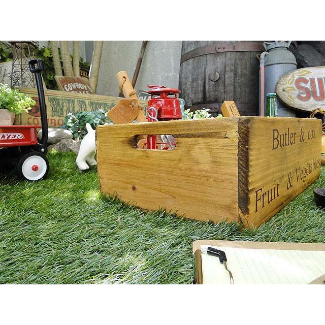 オールドパイン2仕切りボックス　（バター＆コックス）　アメリカン雑貨　アメリカ雑貨 |  | 04