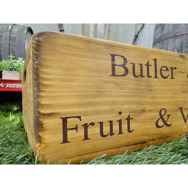 オールドパイン2仕切りボックス　（バター＆コックス）　アメリカン雑貨　アメリカ雑貨 |  | 06