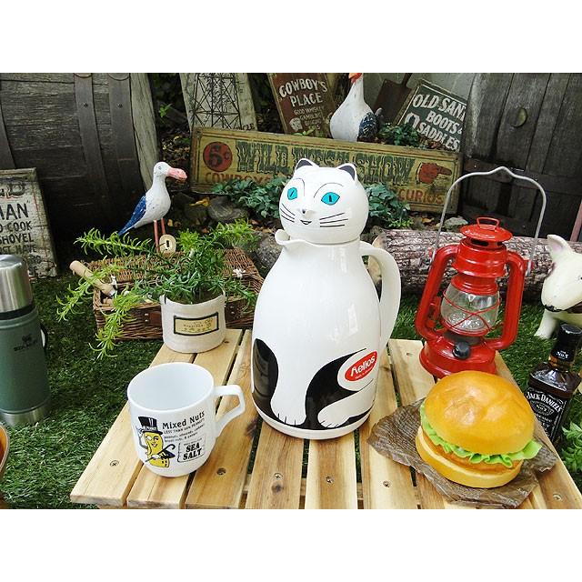 ドイツ　ヘリオス社　卓上魔法瓶　サーモキャット　ホワイト　1Lサイズ　Helios アメリカン雑貨 アメリカ雑貨 |  | 08