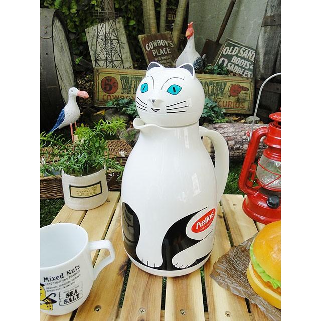 ドイツ　ヘリオス社　卓上魔法瓶　サーモキャット　ホワイト　1Lサイズ　Helios アメリカン雑貨 アメリカ雑貨 |  | 09