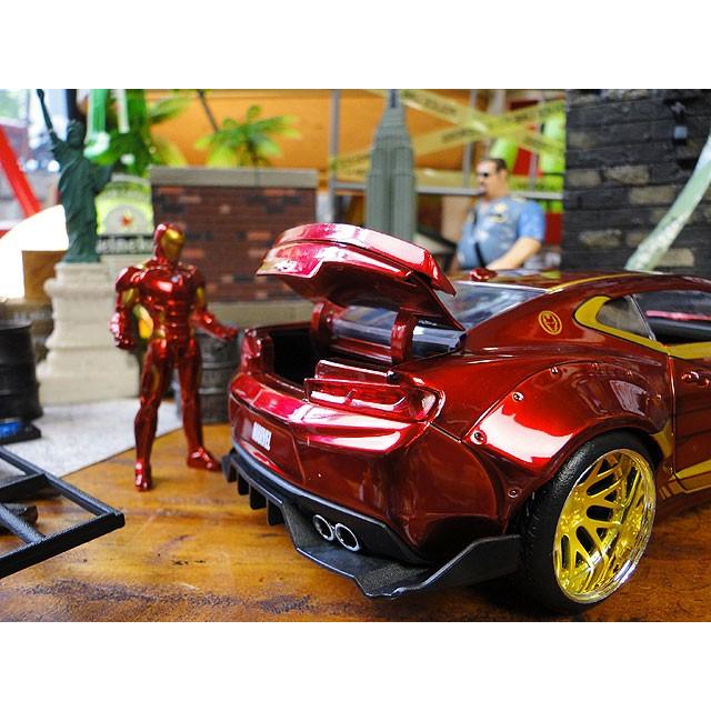 Jada マーベル アベンジャーズ アイアンマン＆2016年シボレー　カマロ　ダイキャストミニカー 1/24スケール ■ アメリカン雑貨 爆買 |  | 12