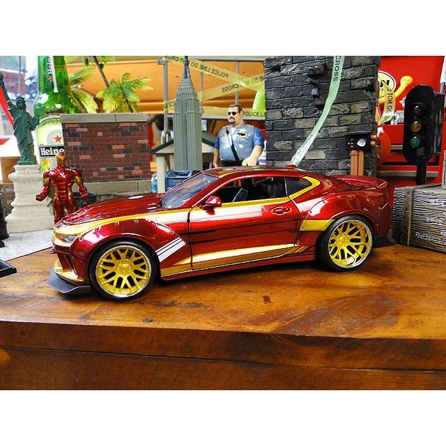 Jada マーベル アベンジャーズ アイアンマン＆2016年シボレー　カマロ　ダイキャストミニカー 1/24スケール ■ アメリカン雑貨 爆買 |  | 04