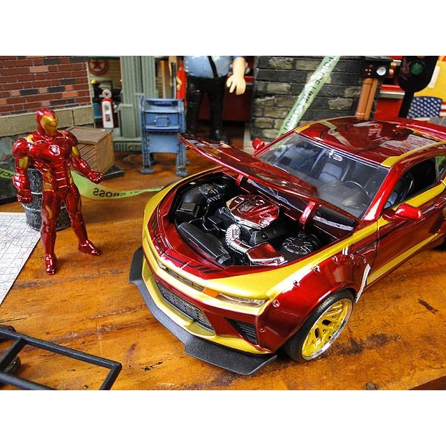 Jada マーベル アベンジャーズ アイアンマン＆2016年シボレー　カマロ　ダイキャストミニカー 1/24スケール ■ アメリカン雑貨 爆買 |  | 05