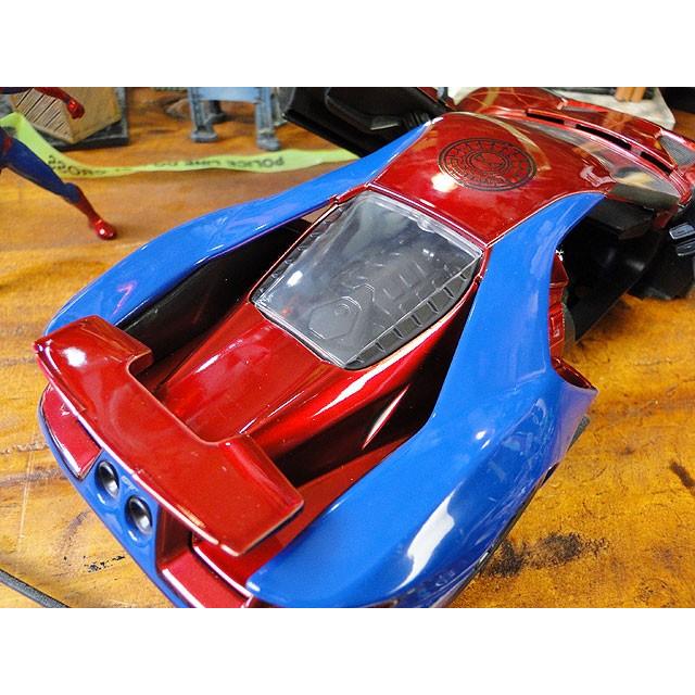 Jada マーベル アベンジャーズ スパイダーマン＆2017年フォードGTのダイキャストミニカー 1/24スケール ■ アメリカン雑貨 アメリカ雑貨 |  | 08