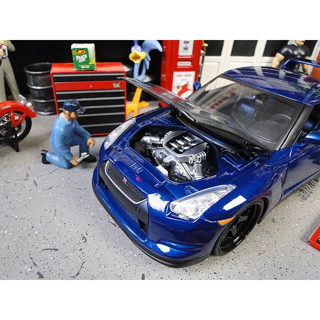 Jada　映画　ワイルドスピード　ダイキャストミニカー　1/24スケール　（ブライアン/ニッサン　GT-R　R35/ネイビー） |  | 03