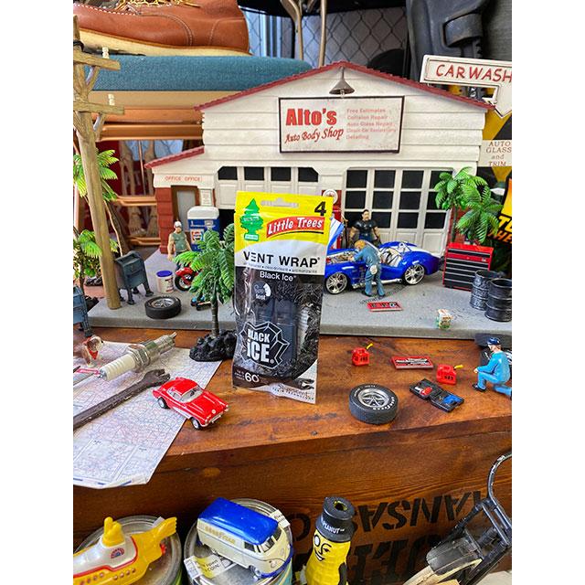 リトルツリー　ヴェント・ラップ　4個入り　（ブラックアイス）　■　アメリカン雑貨　アメリカ雑貨　芳香剤 |  | 02