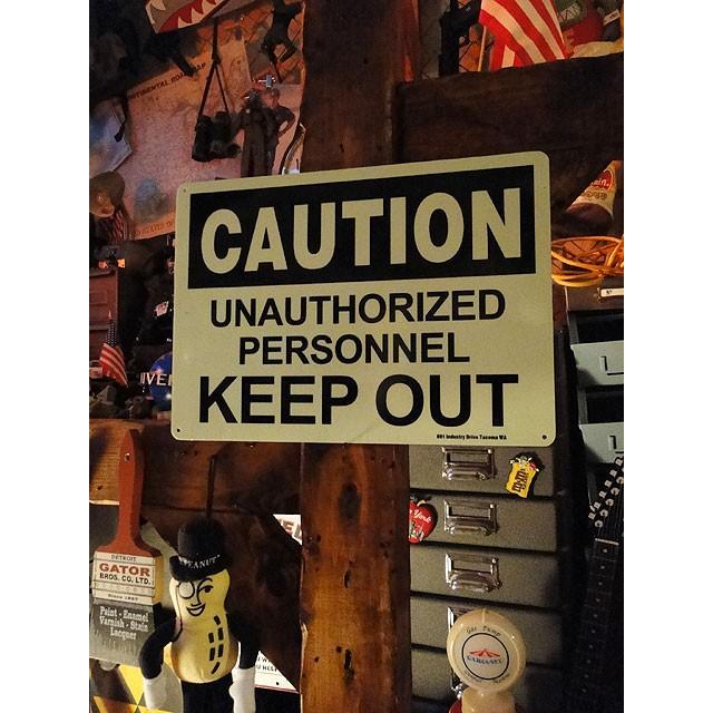 アメリカの蓄光警告サイン　（関係者以外立ち入り禁止）　■　アメリカン雑貨　アメリカ雑貨 |  | 06