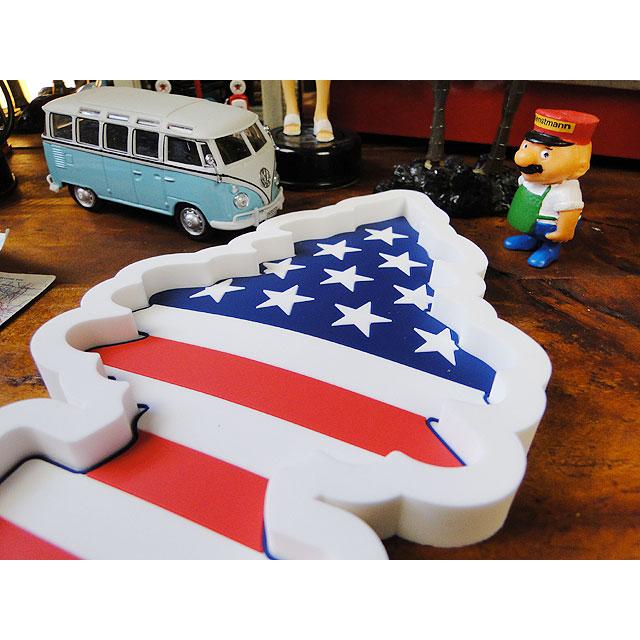 リトルツリー　ラバートレイ　（星条旗）　■　アメリカン雑貨　アメリカ雑貨 |  | 02