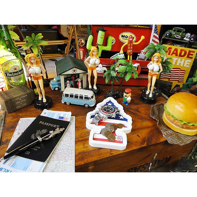 リトルツリー　ラバートレイ　（星条旗）　■　アメリカン雑貨　アメリカ雑貨 |  | 03