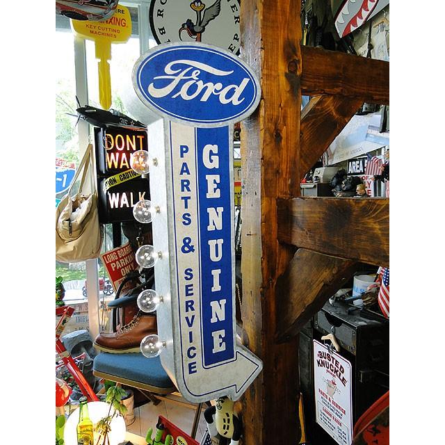 アメリカのアーケードサイン　ウォールオブジェ　（フォード）　【両面デザイン】 爆買 |  | 08