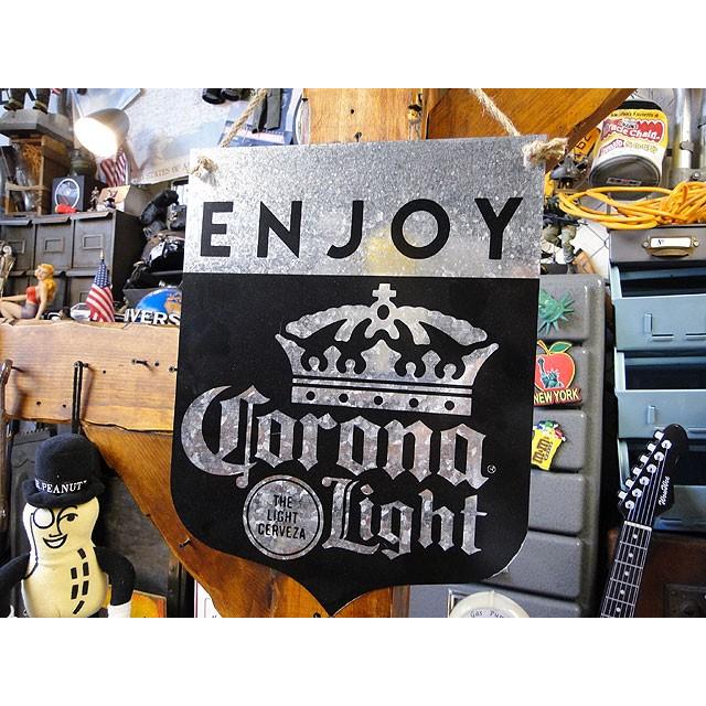 コロナ　メタルバナー　ハンギングサイン　（コロナライト）　コロナビール　■ アメリカン雑貨 アメリカ雑貨 |  | 02