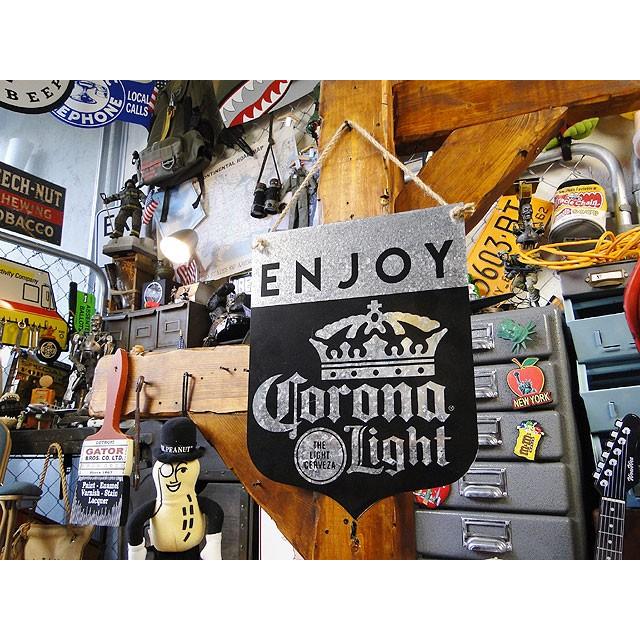 コロナ　メタルバナー　ハンギングサイン　（コロナライト）　コロナビール　■ アメリカン雑貨 アメリカ雑貨 |  | 05