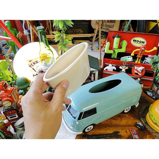 ワーゲンバス　ティッシュボックス　（ミントグリーン）　■　アメリカン雑貨　アメリカ雑貨 |  | 07