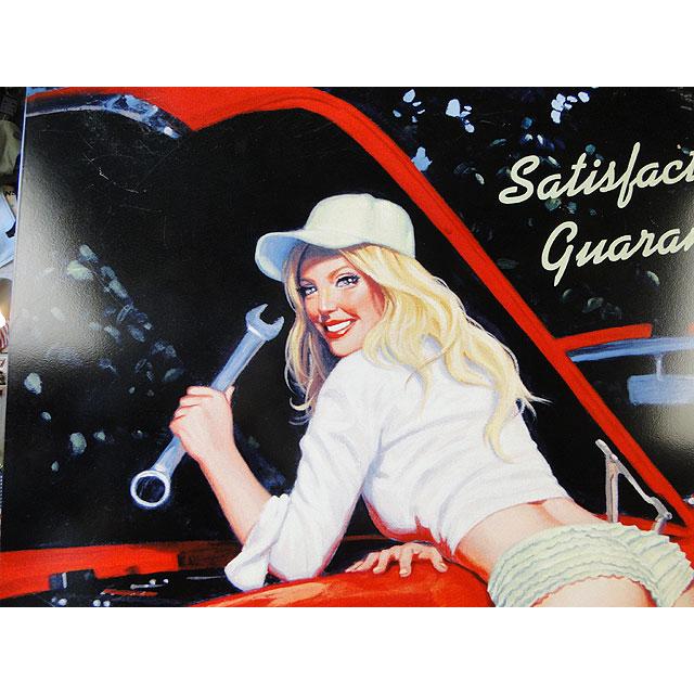 ★稀少な絶盤品★ ド迫力！特大サイズ看板 グリースモンキーガレージ　U.S.ヘヴィースチールサイン XXLサイズ ■ アメリカン雑貨 |  | 02