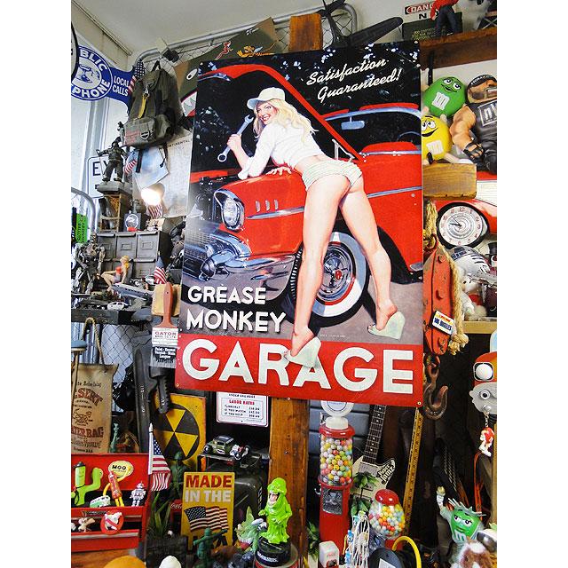 ド迫力！特大サイズ看板 グリースモンキーガレージ　U.S.ヘヴィースチールサイン XXLサイズ ■ アメリカン雑貨 |  | 05