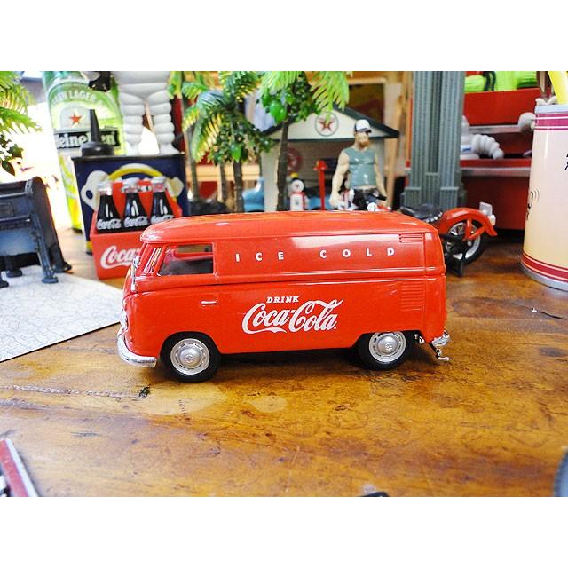 コカ・コーラ　1962年フォルクス・ワーゲン　カーゴバン　ミニカー　1/43スケール　（レッド）　■　アメリカン雑貨　アメリカ雑貨　coke | Coca Cola | 03