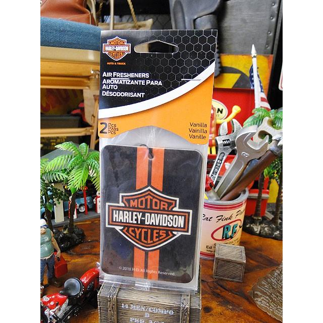 ハーレーダビッドソン　エアーフレッシュナー　2Pセット　（バニラの香り）　■　アメリカン雑貨　アメリカ雑貨　芳香剤 | Harley Davidson