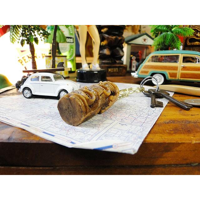 ハワイの神様ティキ　レジン製キーホルダー　（マネー）　■　アメリカン雑貨　アメリカ雑貨　キーリング |  | 04