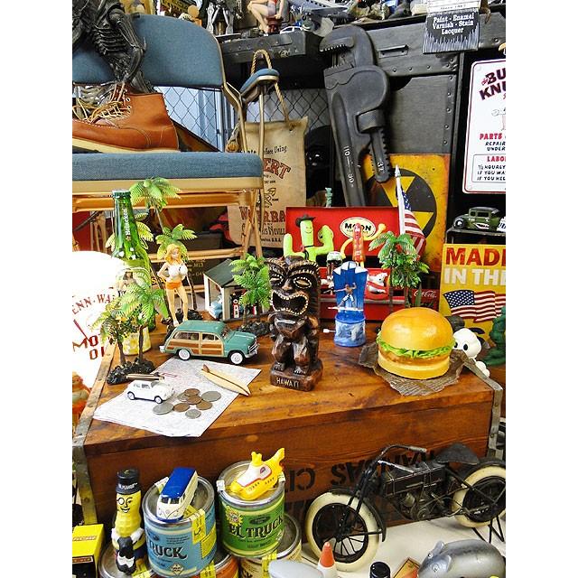 ハワイの神様ティキ レジン製オブジェ Mサイズ （ウィナー/ダーク