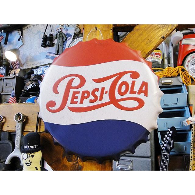 ペプシコーラのボトルキャップサイン アメリカン雑貨 アメリカ雑貨 看板 サイン プレート アメリカ雑貨通販キャンディタワー 通販 Yahoo ショッピング