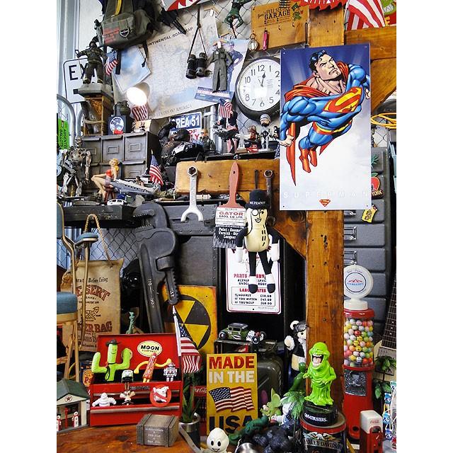 【匿名配送】ブリキ看板　SUPERMAN スーパーマン コカコーラ　バッドマン スーパーマン クラシック ブリキ看板の通販・販売 | アメリカ