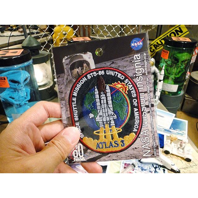NASAオフィシャルワッペン　（スペースシャトル/アトラス3）　■　アメリカン雑貨　アメリカ雑貨｜candytower｜03