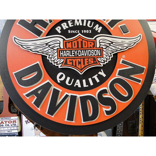 ハーレーダビッドソンのウイング　バー＆シールド　パブサイン ■ アメリカン雑貨 アメリカ雑貨 | Harley Davidson | 03