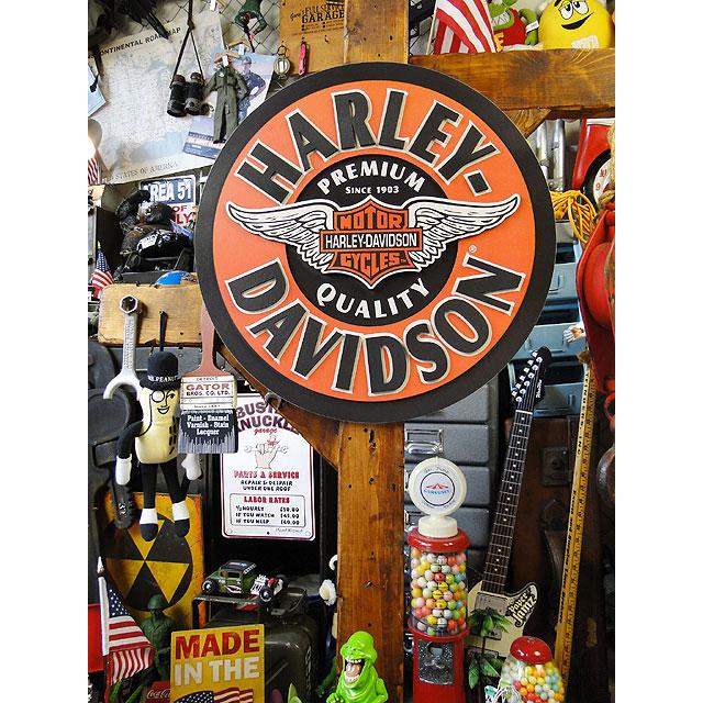 ハーレーダビッドソンのウイング　バー＆シールド　パブサイン ■ アメリカン雑貨 アメリカ雑貨 | Harley Davidson | 04