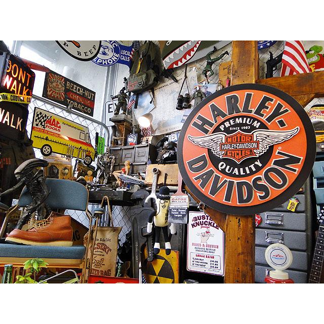 ハーレーダビッドソンのウイング　バー＆シールド　パブサイン ■ アメリカン雑貨 アメリカ雑貨 | Harley Davidson | 05