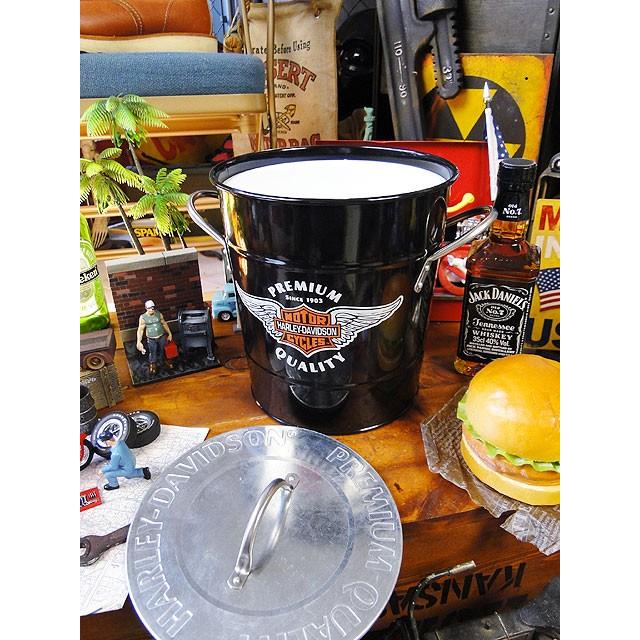 ハーレーダビッドソン　ウイングバー＆シールド　アイスバケツ ■ アメリカン雑貨 アメリカ雑貨 | Harley Davidson | 07