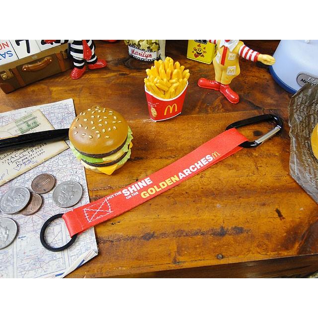 マクドナルド　カラビナキーホルダー　（レッド）　■　アメリカン雑貨　アメリカ雑貨 | 