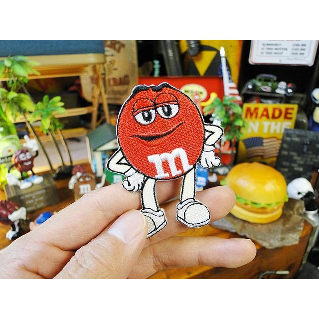 m&m's　キャラクターワッペン　Mサイズ　（レッド）　■ アメリカン雑貨 アメリカ雑貨 |  | 02