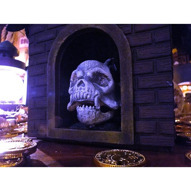 【即納】【在庫あり】センサーで反応して吠える！ムービングブルスカルハウス  ■ パーティー 飾り アメリカ雑貨 ハロウィン |  | 04