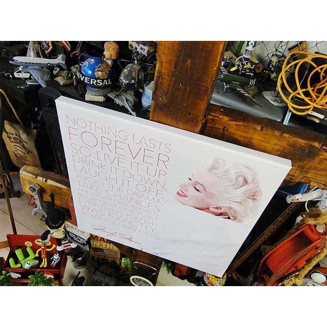 マリリン・モンロー　キャンバスアート　（Nothing　Lasts　Forever）　■　アメリカン雑貨　アメリカ雑貨　ポスター |  | 01