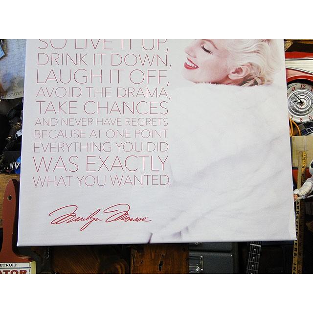 マリリン・モンロー　キャンバスアート　（Nothing　Lasts　Forever）　■　アメリカン雑貨　アメリカ雑貨　ポスター |  | 03