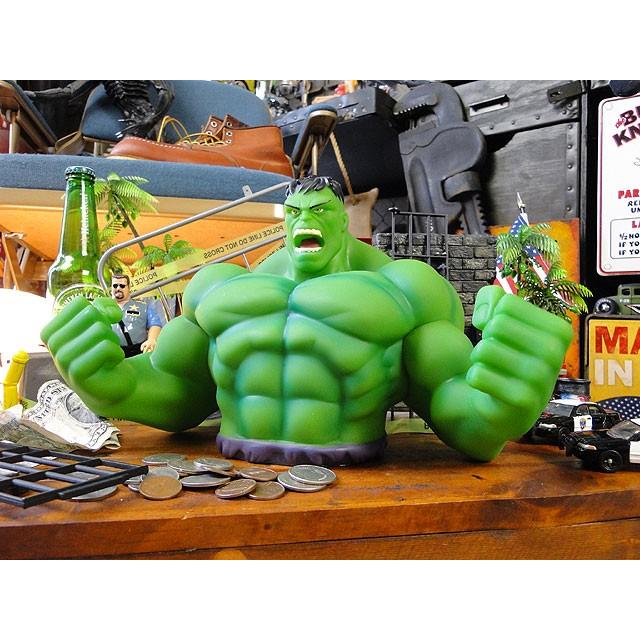 マーベル　ハルク　バストコインバンク ■ アメリカン雑貨 アメリカ雑貨 貯金箱 | 