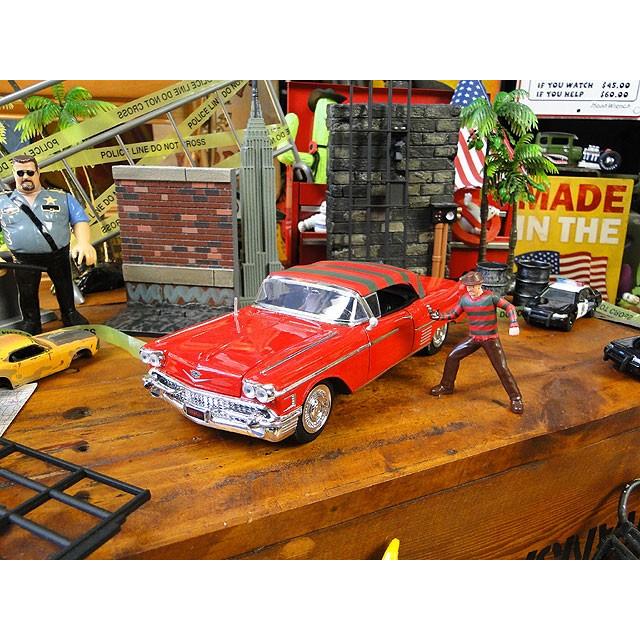 映画　エルム街の悪夢　フレディ・クルーガー仕様　1958年　キャデラック　シリーズ62　ダイキャストミニカー　1/24スケール |  | 11
