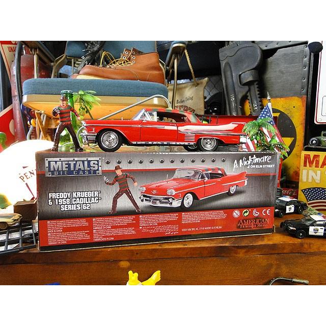 映画　エルム街の悪夢　フレディ・クルーガー仕様　1958年　キャデラック　シリーズ62　ダイキャストミニカー　1/24スケール |  | 15