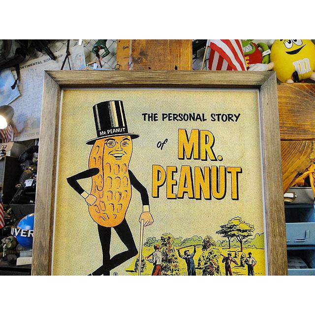 ポスターフレーム （ミスターピーナッツ/ヴィンテージ） ポスター